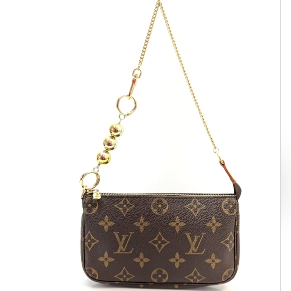 ✨️💎Authentic Louis Vuitton Mini Pochette Accessoires Monogram Bag - Picture 2 of 16
